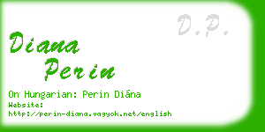 diana perin business card